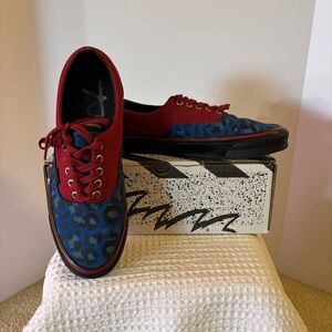 Vans Vault x Stray Rats UA OG Era LX Men's Sneakers in Rio Red & Blue, Size 10.5